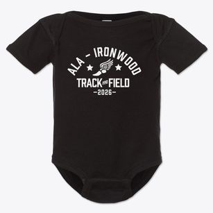 American Leadership Academy Ironwood Track and Field Baby Onesie