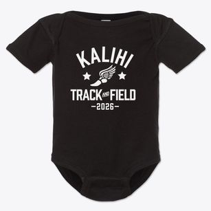 Kalihi Elementary School Track and Field Baby Onesie