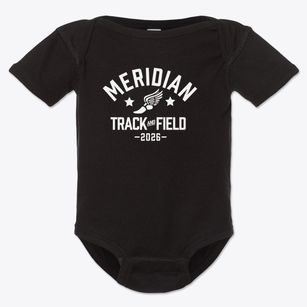Meridian Elementary School Track and Field Baby Onesie