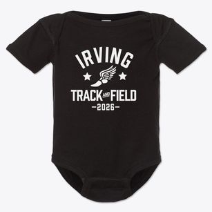 Irving Elementary School Track and Field Baby Onesie
