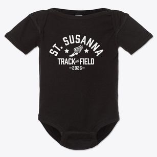 Ascension/st Susanna Parish Track and Field Baby Onesie