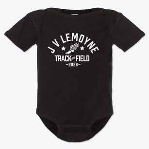 J V Lemoyne Elementary School Track and Field Baby Onesie