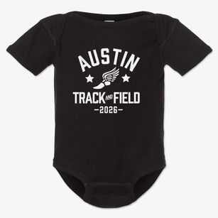 Austin High School Track and Field Baby Onesie