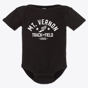 Mt. Vernon Saint Mary Track and Field Baby Onesie