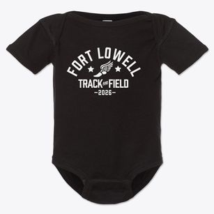 Fort Lowell Elementary School Track and Field Baby Onesie