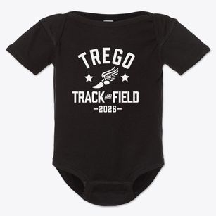 Trego Community High School Track and Field Baby Onesie