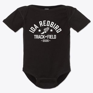 Ida Redbird Elementary School Track and Field Baby Onesie