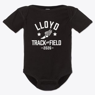 Lloyd Memorial High School Track and Field Baby Onesie