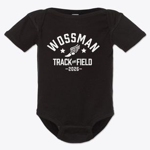 Wossman High School Track and Field Baby Onesie