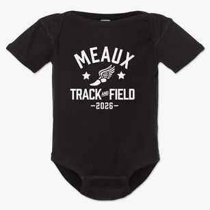 Meaux Elementary School Track and Field Baby Onesie