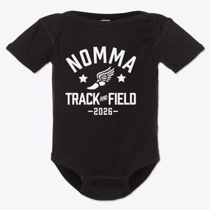 New Orleans Military Maritime Academy Track and Field Baby Onesie