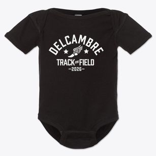 Delcambre High School Track and Field Baby Onesie