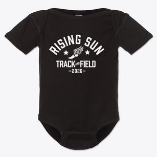 Rising Sun High School Track and Field Baby Onesie