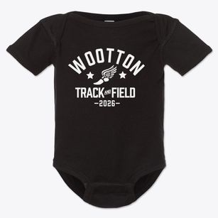 Wootton High School Track and Field Baby Onesie