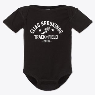 Elias Brookings Elementary School Track and Field Baby Onesie