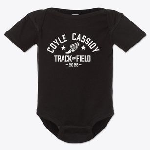 Coyle & Cassidy High School Track and Field Baby Onesie