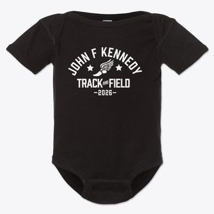 John F Kennedy Elementary School Track and Field Baby Onesie