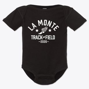 La Monte High School Track and Field Baby Onesie