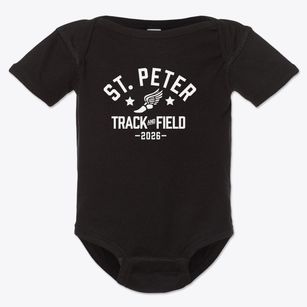 Saint Peter School Track and Field Baby Onesie