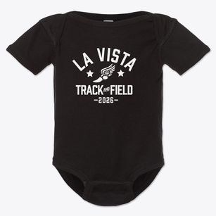La Vista Junior High School Track and Field Baby Onesie