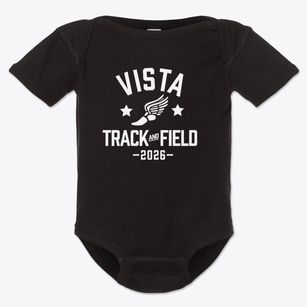 Vista Middle School Track and Field Baby Onesie