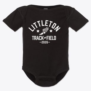 Littleton Elementary School Track and Field Baby Onesie