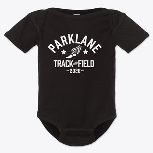 Parklane Elementary School Track and Field Baby Onesie