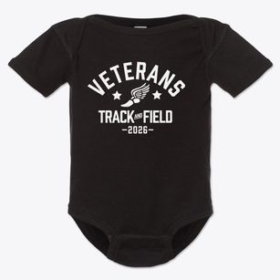 Veterans Memorial Middle School Track and Field Baby Onesie