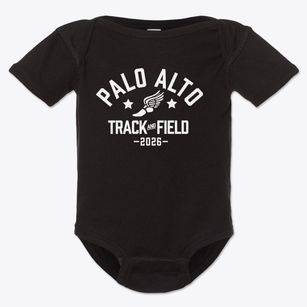 Palo Alto High School Track and Field Baby Onesie
