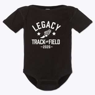 The Legacy School For Integrated Studies Track and Field Baby Onesie
