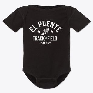 El Puente Academy Track and Field Baby Onesie