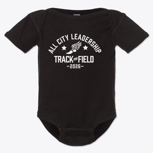 All City Leadership Secondary School Track and Field Baby Onesie