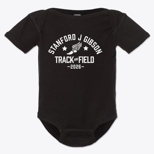 Stanford J Gibson Primary School Track and Field Baby Onesie