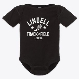 Lindell Elementary School Track and Field Baby Onesie