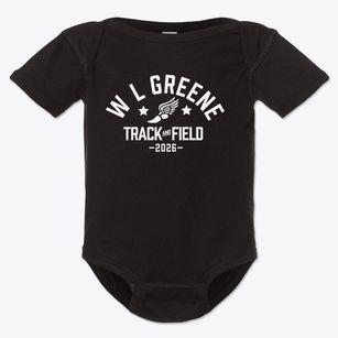 W L Greene Elementary School Track and Field Baby Onesie