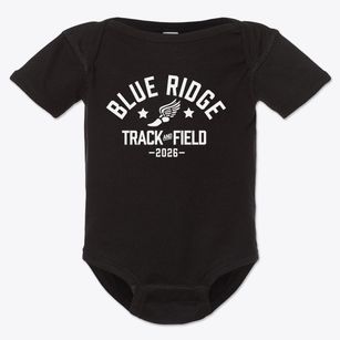 Blue Ridge Christian Academy Track and Field Baby Onesie