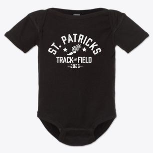 Saint Patricks School Track and Field Baby Onesie