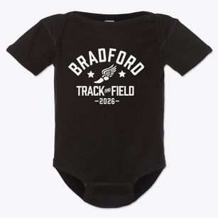 Bradford Preparatory School Track and Field Baby Onesie