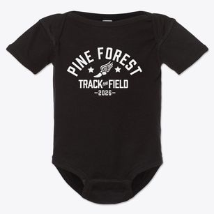 Pine Forest High School Track and Field Baby Onesie