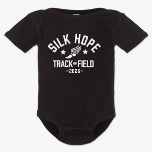 Silk Hope Elementary School Track and Field Baby Onesie