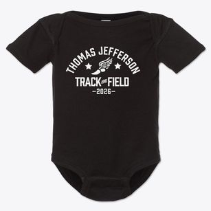Thomas Jefferson Middle School Track and Field Baby Onesie