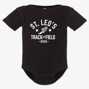 Saint Leo's Catholic School Track and Field Baby Onesie