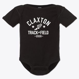 Claxton Elementary School Track and Field Baby Onesie