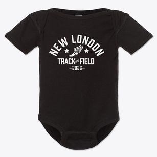 New London Elementary School Track and Field Baby Onesie