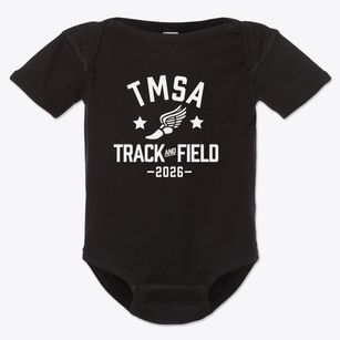 Triangle Math And Science Academy Track and Field Baby Onesie