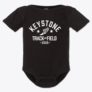 Keystone Middle School Track and Field Baby Onesie