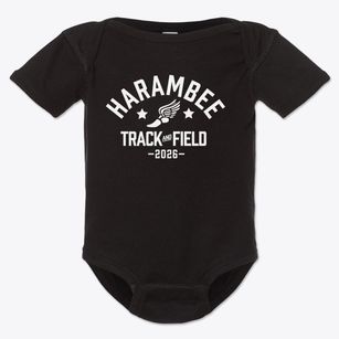 Harambee Christian School Track and Field Baby Onesie