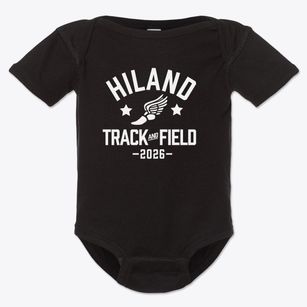 Hiland High School Track and Field Baby Onesie