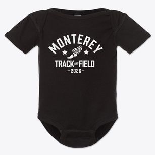 Monterey Elementary School Track and Field Baby Onesie