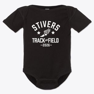 Stivers School For The Arts Track and Field Baby Onesie